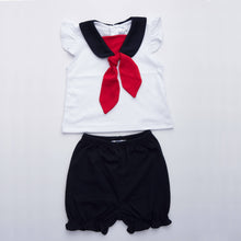 Load image into Gallery viewer, Baby Girl Sailor Suit
