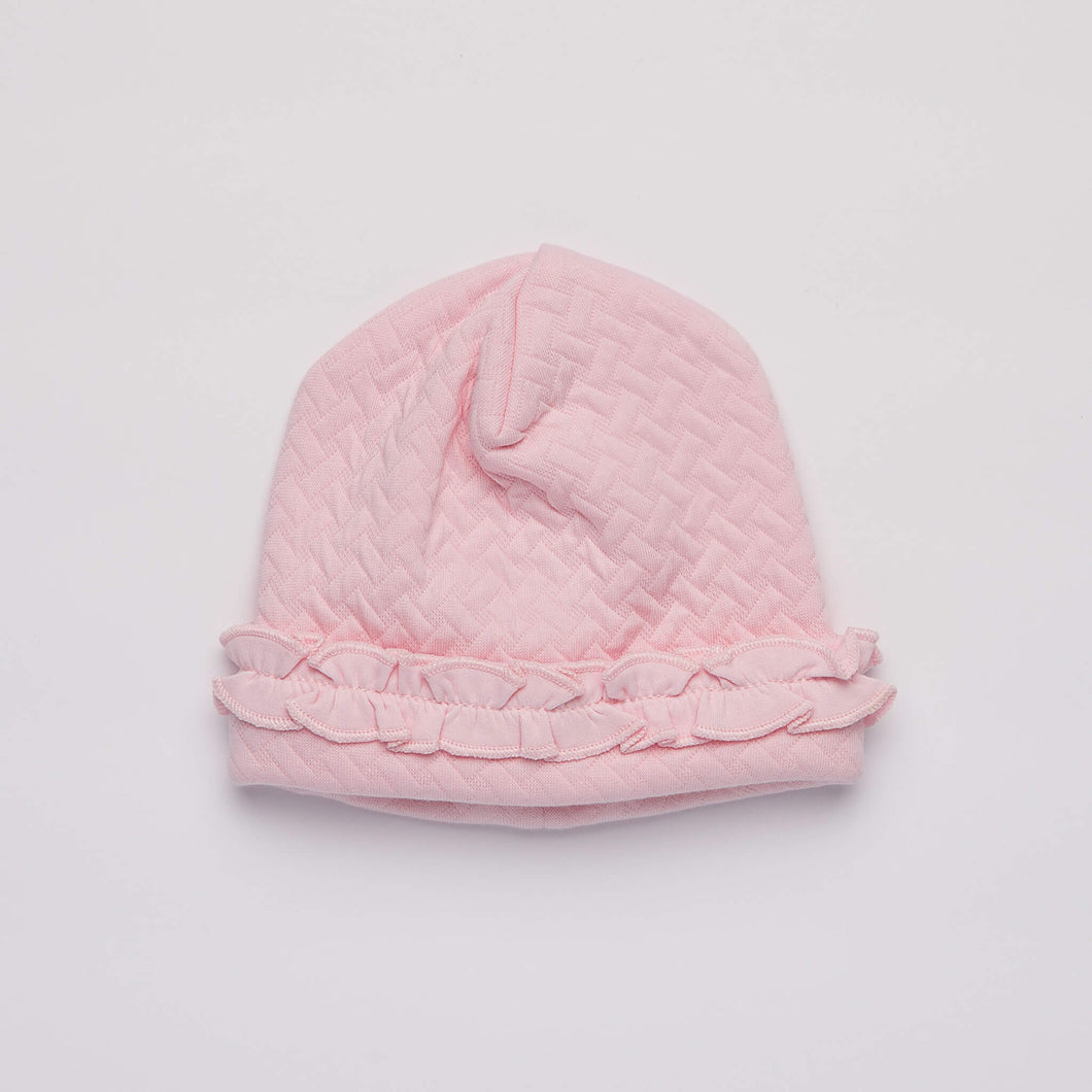 Ruffle Hat Pink